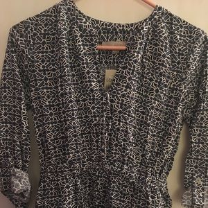 Loft blue / white romper